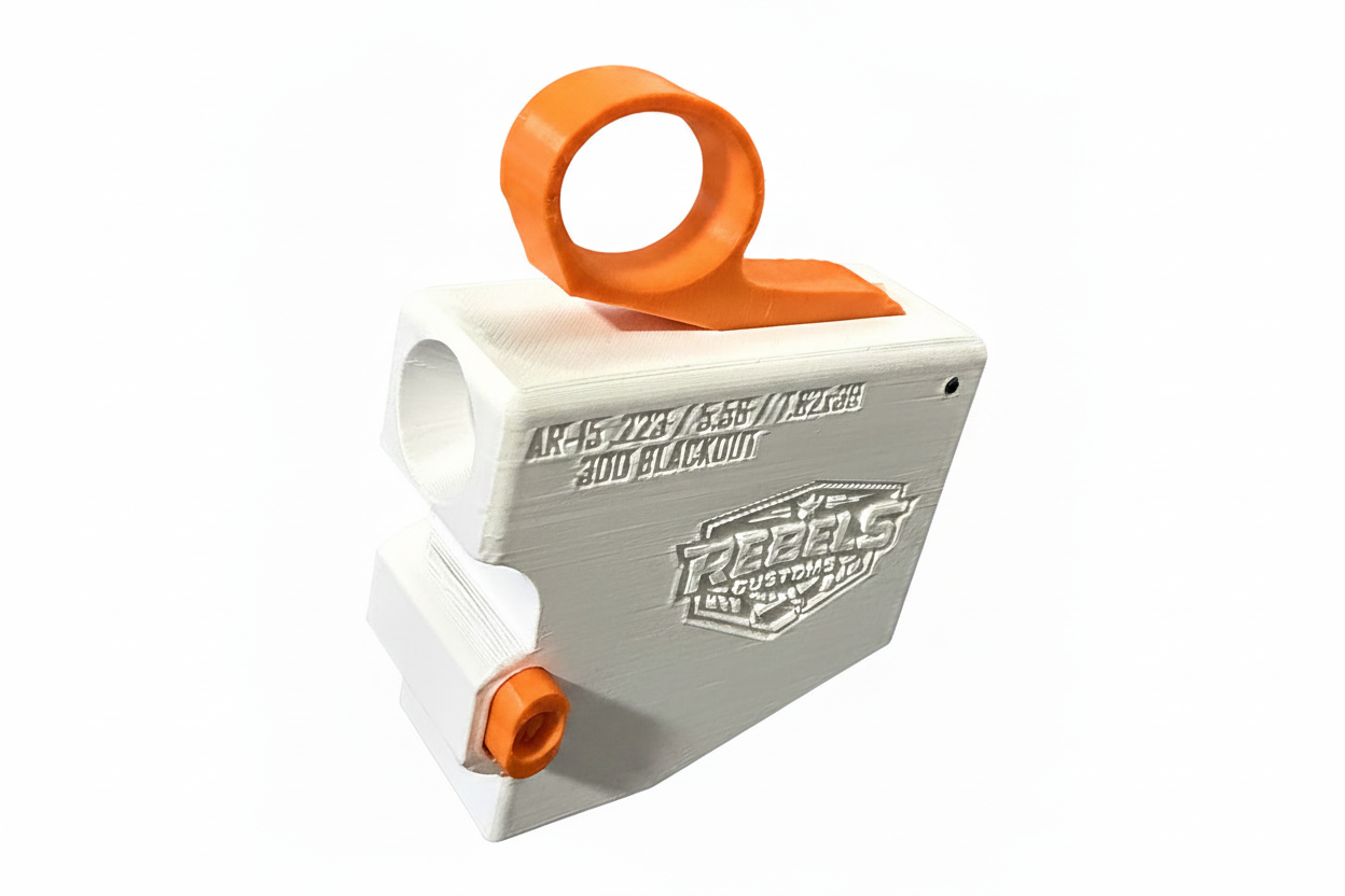White Bright Orange Loader